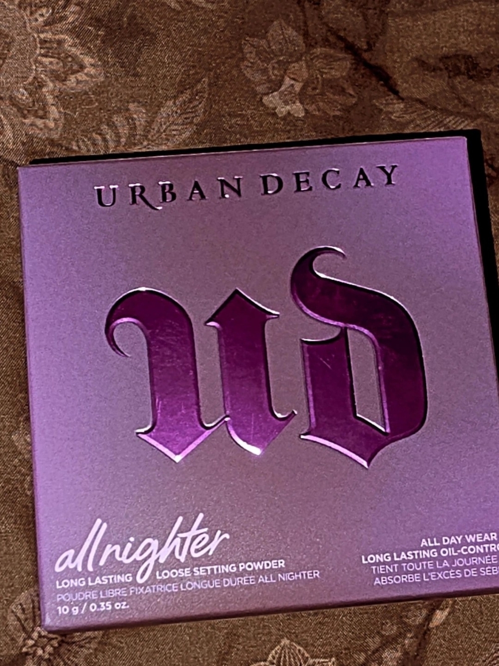 Urban Decay All Nighter Loose Setting Powder - Purple Packaging
